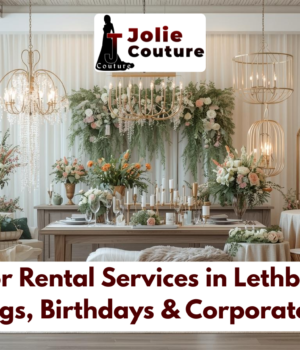 Top Decor Rental Services in Lethbridge for Weddings, Birthdays & Corporate Events